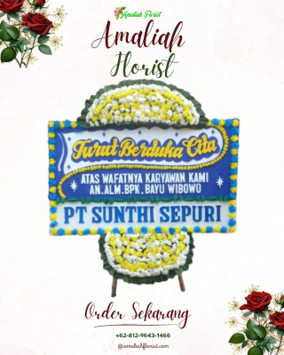 Papan Bunga Duka di Cipameungpeuk